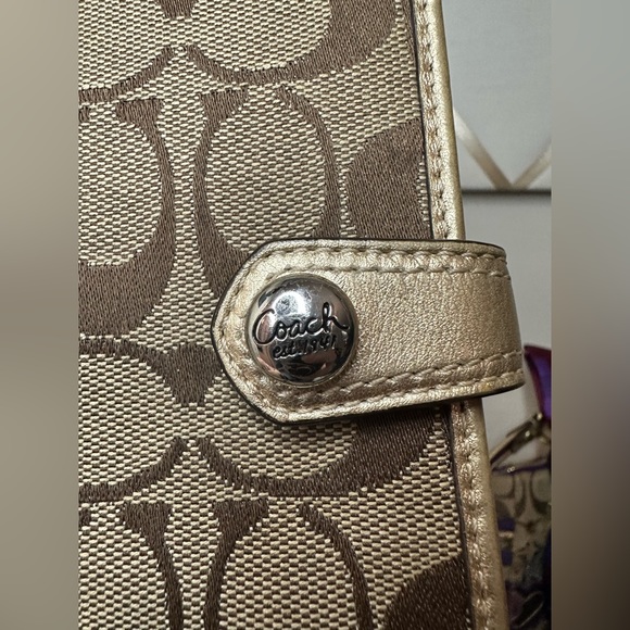 Authentic Rare Coach Poppy Tartan Plaid Glam Purse NWOT & Coach Est 1941 wallet - Picture 6 of 17